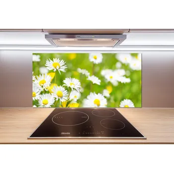 Obklad Skleněný panel do kuchynské linky Sedmikrásky