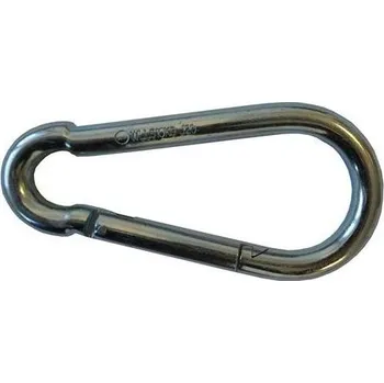 Karabina se západkou, pozink 4 x 40 mm