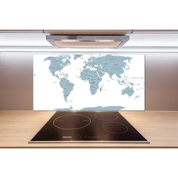 Obklad Panel do kuchyně Politická mapa