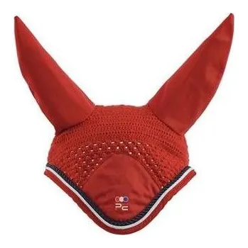 Koňská maska proti hmyzu Čabraka Premier Equine, červená, Pony