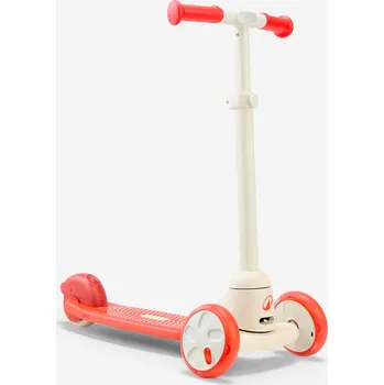 Koloběžka OXELO Dětská tříkolová koloběžka B500 Béžová