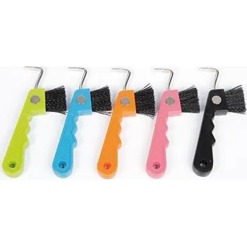 Podkovářské vybavení Háček na kopyta s kartáčkem a magnetem, barevný