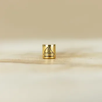 Dětské navlékací korálky Loď Barva: Zlatá