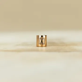 Dětské navlékací korálky Lyže Barva: Rosegold