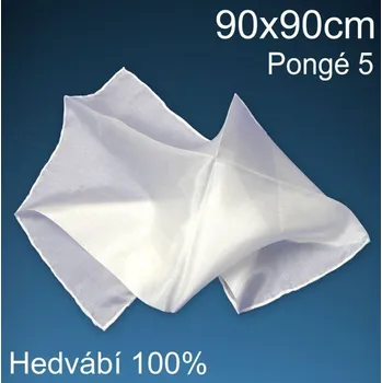 Šátek Polotovary z HEDVÁBÍ tvar ŠÁTEK 90x90cm. Materiál 100% Hedvábí.