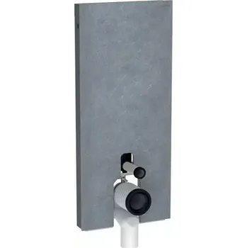 WC sada Geberit Monolith Sanitární modul pro stojící WC, 114 cm, spodní přívod vody, vzhled břidlice, 131.033.00.5