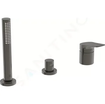 Vodovodní baterie Ideal Standard La Dolce Vita Baterie na okraj vany, 3-otvorová instalace, Magnetic Grey, BD670A5