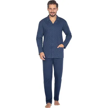 Pánské pyžamo Pánské pyžamo Felix tmavě modré 3XL