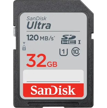 Paměťová karta SanDisk Ultra 32GB SDHC Memory Card 120MB/s
