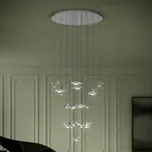 Eglo 390402 - LED Stmívatelný lustr na lanku PARATEBUENO 17xLED/3W/230V chrom