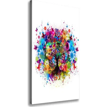 Obraz Vertikální Foto obraz na plátně Abstraktní strom