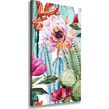 Obraz Vertikální Moderní obraz canvas na rámu Kaktusy