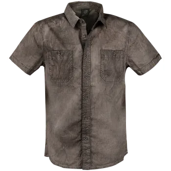 Pánská košile Košile s krátkým rukávem z Brandit - Roadstar - Muži - hnědá