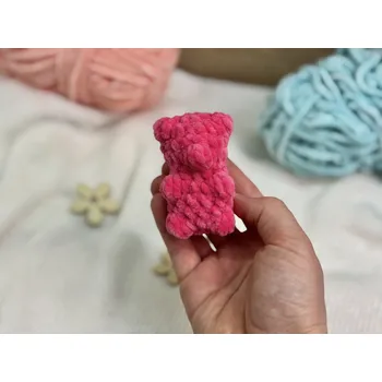 plyšák Roztomilý medvídek - Malinová