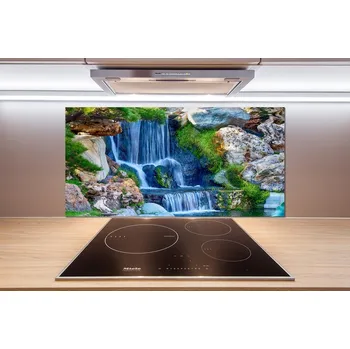 Obklad Skleněný panel do kuchynské linky Vodopád