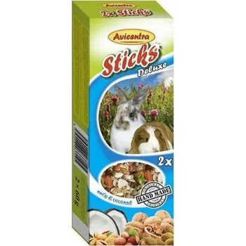 Avicentra tyčky pro králíky a morčata, Kokos + ořech, 2 ks