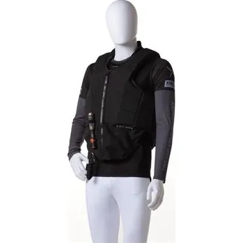 Jezdecká bezpečnostní vesta Bezpečnostní airbagová vesta Freejump X´Air Safe, 2v1, černá vel. M