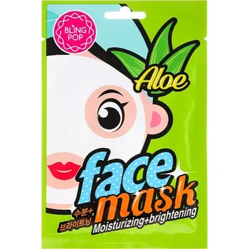 Pleťový krém Bling Pop pečující maska - aloe (1ks)