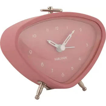 Budík Budík Belle Triangle růžový KARLSSON (Barva-růžová)