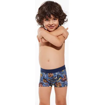 Cornette boxerky chlapecké 701/135 Pirates - modrá, 98-104 (Chlapecké boxerky Cornette)