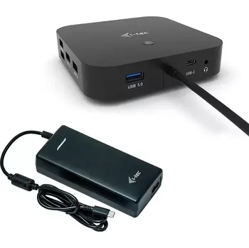 Příslušenství pro notebook i-tec USB-C HDMI DP Docking Station with Power Delivery 100 W + i-tec Universal Charger 112W