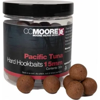 Boilies CC Moore tvrzené boilie Pacific Tuna Hard Hookbaits Balení: 15ks, Průměr: 24mm