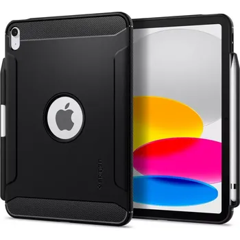 Pouzdro na tablet Pouzdro Spigen Rugged Armor Apple iPad 10,9" 2022/2024 / 11" 2025 Matte Black