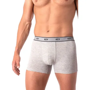 Pánské spodní prádlo Pánské boxerky Key MXH 222 A25 M-2XL Velikost: XL, Barva: Šedá