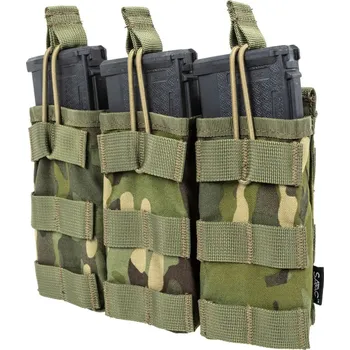 Trojitá otevřená zásobníková sumka pro M4/M16 na MOLLE - Multicam Tropic, Specna Arms