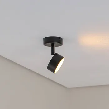 Lampička SIGMA Stropní bodové světlo Nemo, 15 cm, černé, otočné, GX53 černá, bílá 1 x 12 W LED - Doprava zdarma