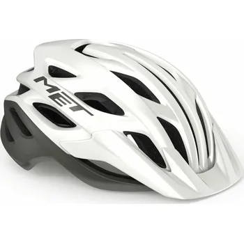 Sportovní chránič MET - helma Veleno matná bílá / matná šedá M