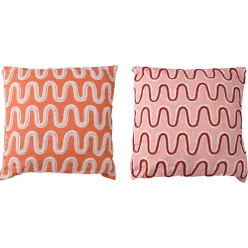 Dekorativní polštářek Kaemingk Dekorační polštář VLNKY, 45x45 cm, 2 druhy, KSD 1 kus