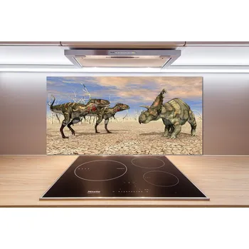 Obklad Skleněný panel do kuchynské linky Diamanty