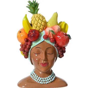 Květináč Kaemingk Dekorace/květináč FRUIT ON HEAD, 13,4x15x23 cm, KSD