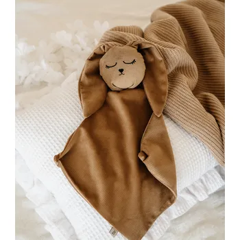 Mazlící muchláček pro miminko - karamelový