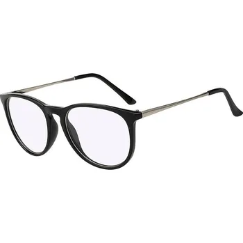 Sluneční brýle Sluneční brýle VeyRey s čirými skly hranaté Bonham černé