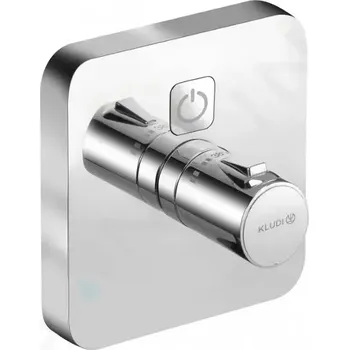 Vodovodní baterie Kludi Push Termostatická sprchová baterie pod omítku, pro 1 výstup, chrom, 389010538