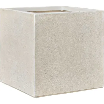 Květináč Antwerp Square Planter Beige V 37 cm / D 37 cm