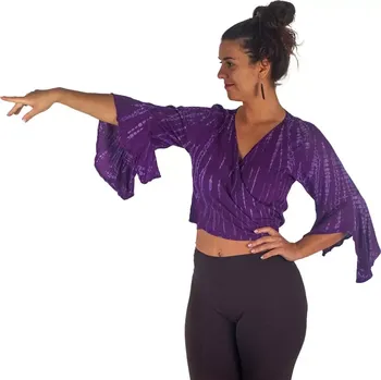 Batikované bolerko se zavazováním Amalia Purple, fialové, sittar, 2024 UNI