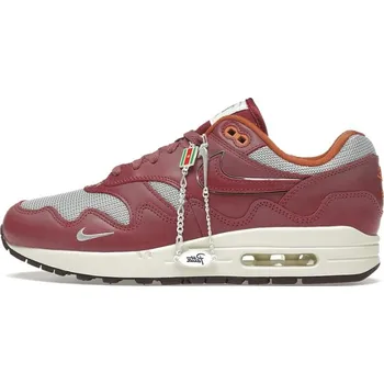 Pánské tenisky Nike Air Max 1 Patta Waves "Rush Maroon (with Bracelet)" Velikost: 47