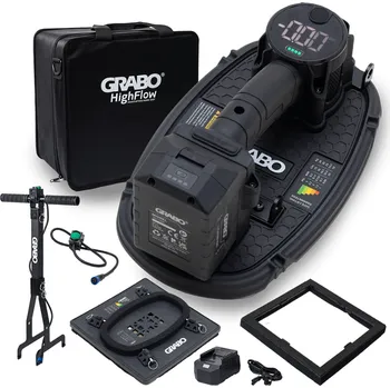 přísavka na sklo Grabo High Flow - výkonná aku přísavka na porézní betonové dlažby