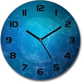 Hodiny Skleněné hodiny kulaté Hvězdokupy