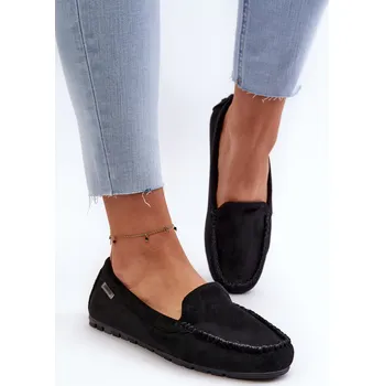 Dámské mokasíny KESI Amrutia Eco Suede černé