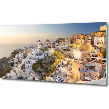 Obraz Foto obraz skleněný horizontální Santorini Řecko