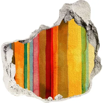 Fototapeta Díra 3D fototapeta nálepka Barevné pásky