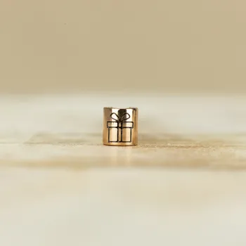 Dětské navlékací korálky Dárek Barva: Rosegold