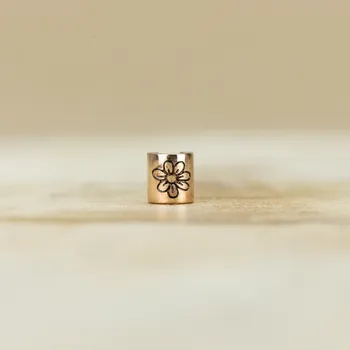 Dětské navlékací korálky Květina Barva: Rosegold