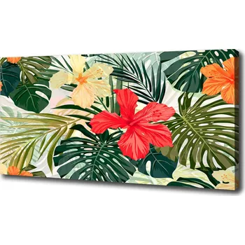 Obraz Foto obraz na plátně do obýváku Havajské květiny
