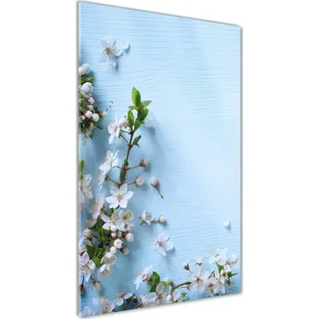 Obraz Moderní akrylový fotoobraz vertikální Květy višně