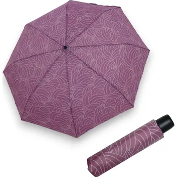 Deštník DERBY Hit Mini Wavy Lines - dámský skládací deštník fialová 70065PW01